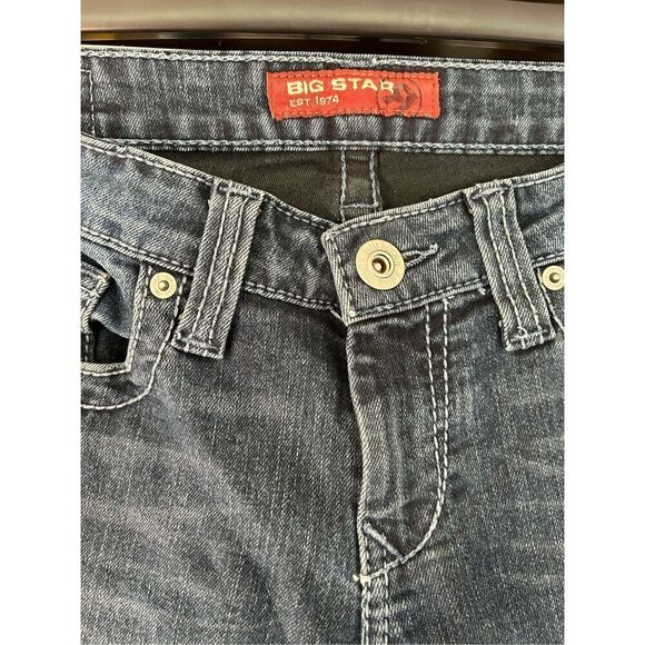 Big Star Bootcut Button Pocket Jeans Size 27R - Picture 3 of 6